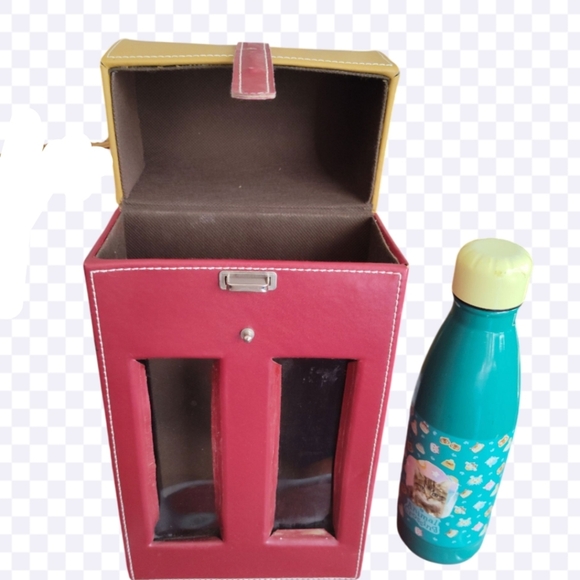 Vans Gifts Double Standard Wine Leather  Carrie GUC With Gift Inside - Picture 3 of 9